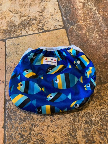 Alva baby swim diaper - baby, blue